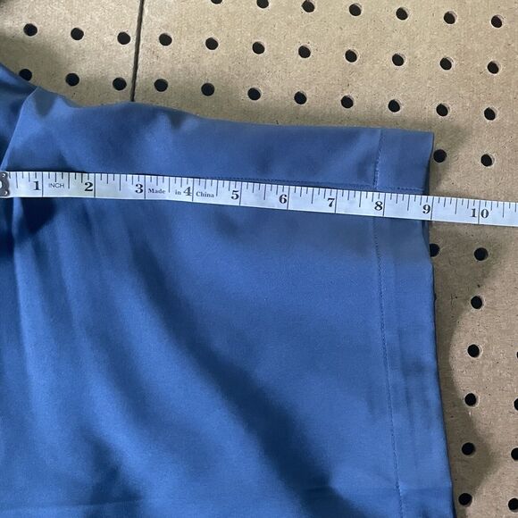 Peter Millar Crown Salem Performance Golf Chino Shorts Wicking Blue Size 42 Men - Picture 10 of 10